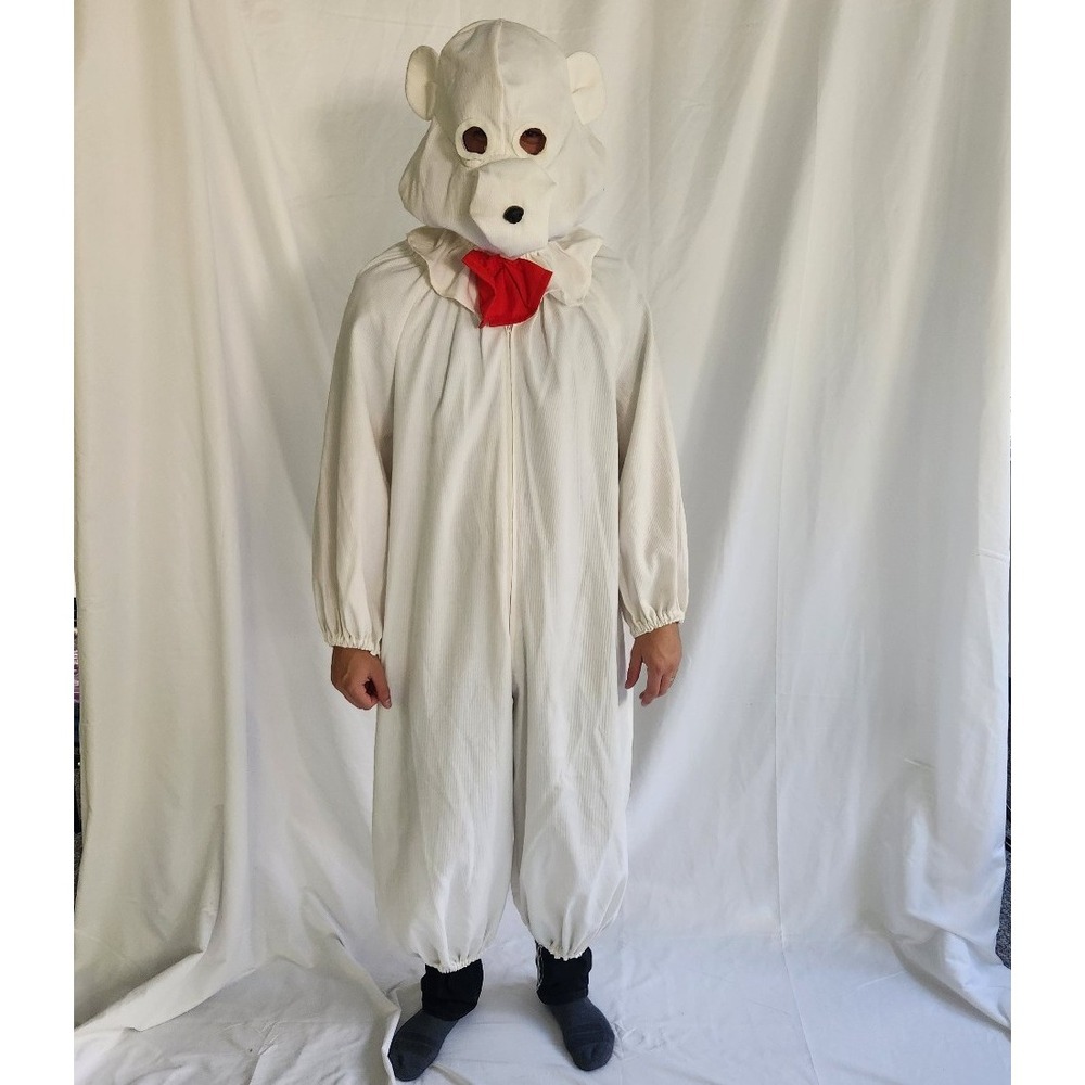Vintage Homr Made White Bear Costume